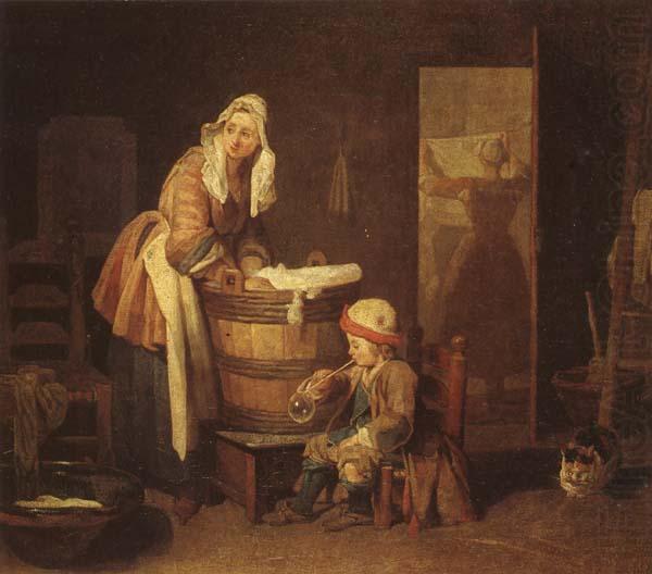 The Washerwoman, jean-Baptiste-Simeon Chardin